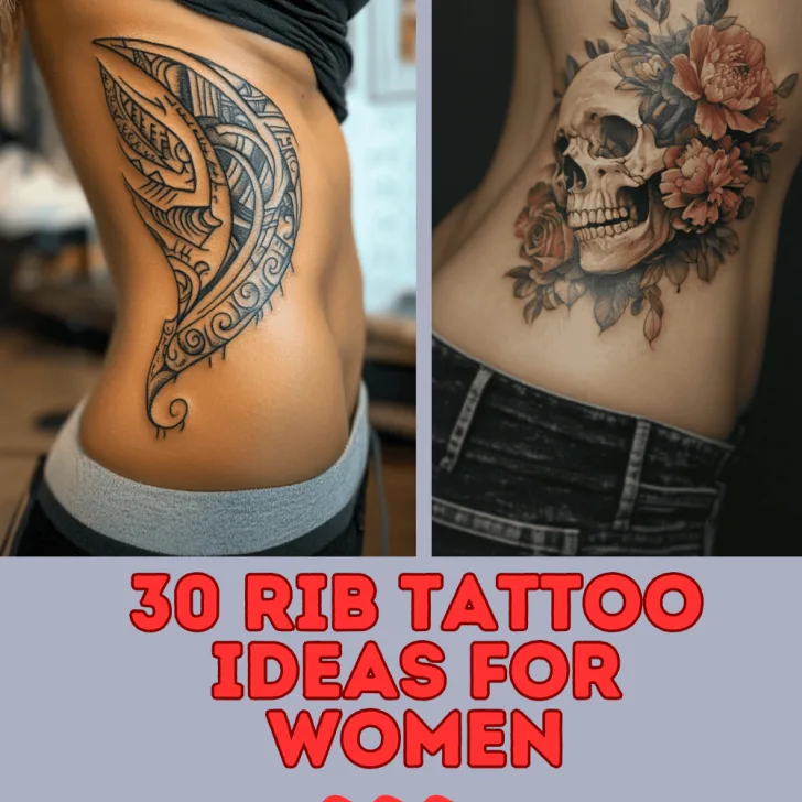 rib tattoo inspo for women