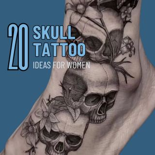 skull tattoo for women