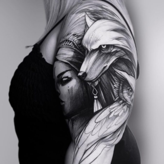 half sleeve tattoo ideas for females