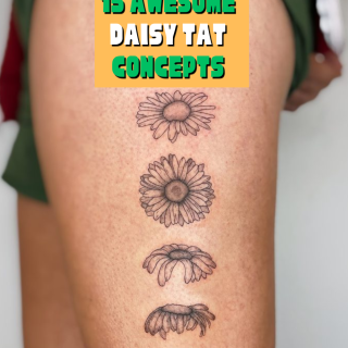 daisy tattoo